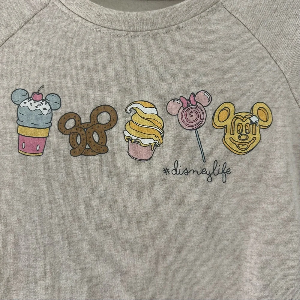 Disney Parks “Snack” fleece short sleeve shirt / Dress